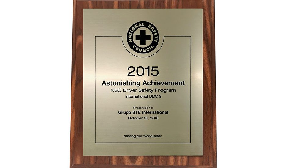 premio NSC a Grupo STE 2015